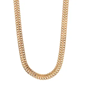 1928 Jewelry Gold Double Curb Chain Necklace 16 + 3 Extender