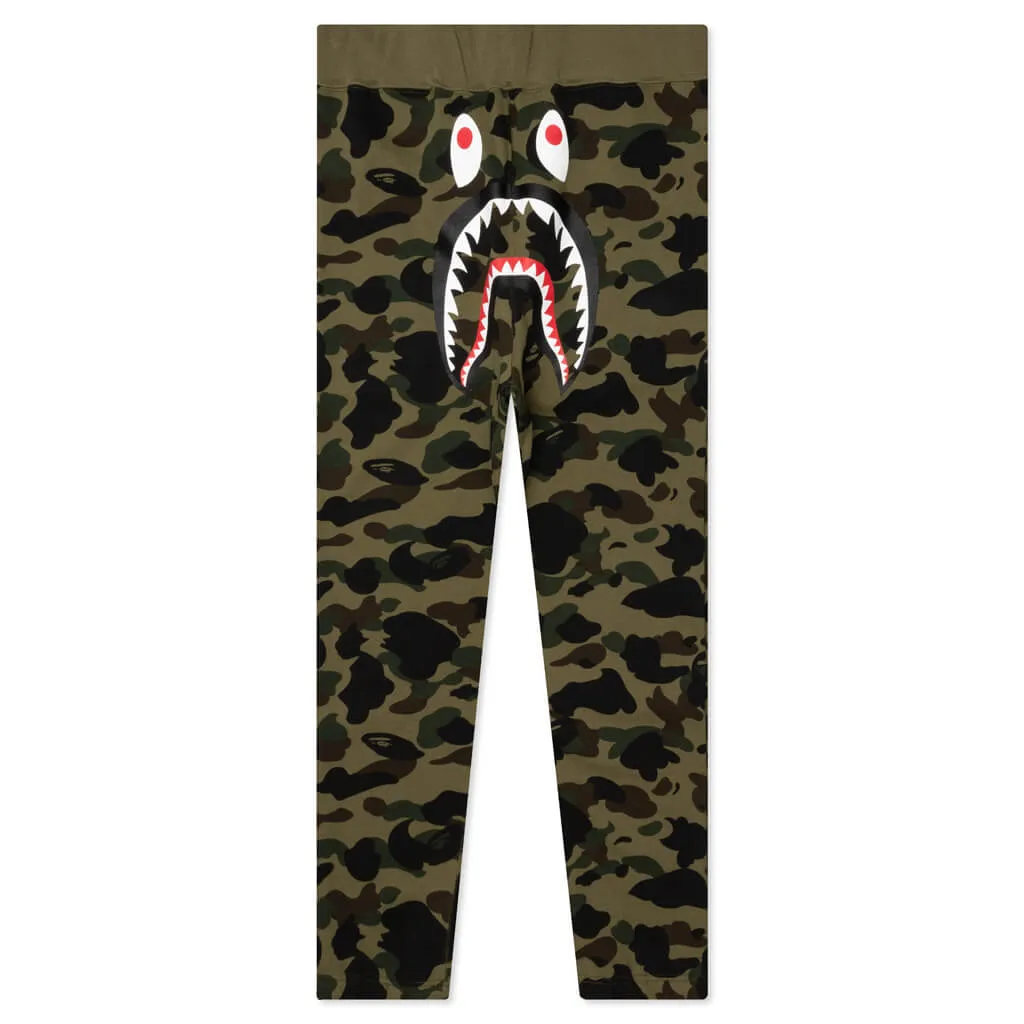 1st Camo Wide Fit Sweat Pants - Green