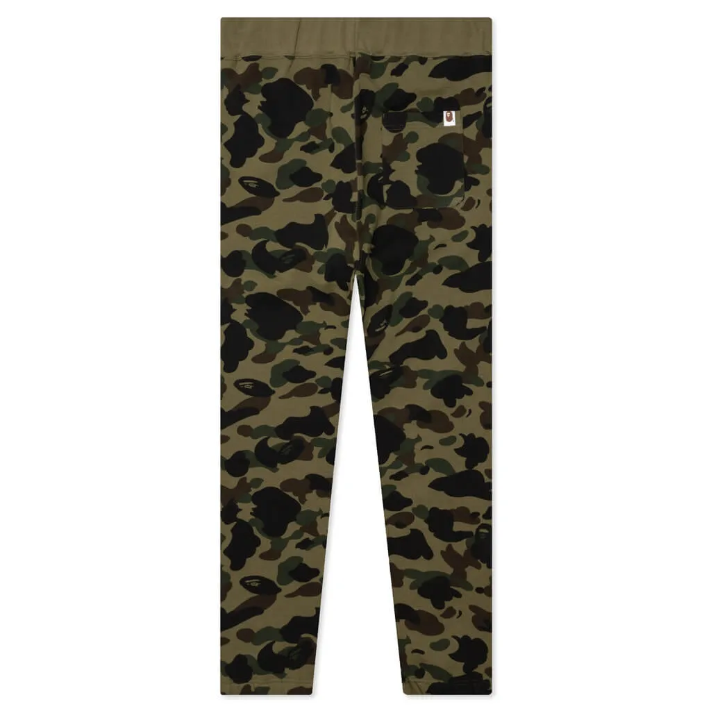 1st Camo Wide Fit Sweat Pants - Green