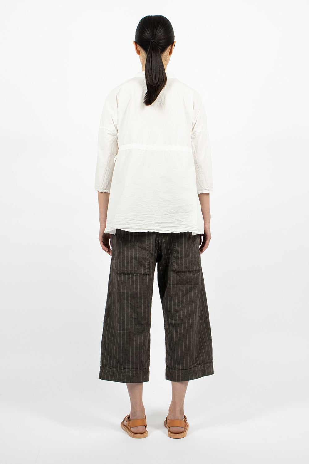 23_251 Pinstripe W&S Trousers Antracite