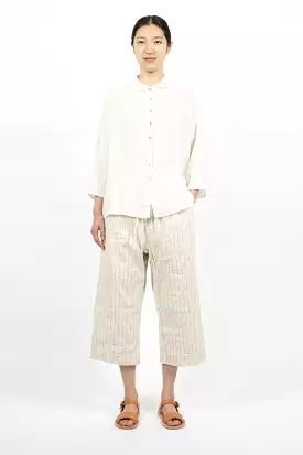 23_251 Pinstripe W&S Trousers Natural