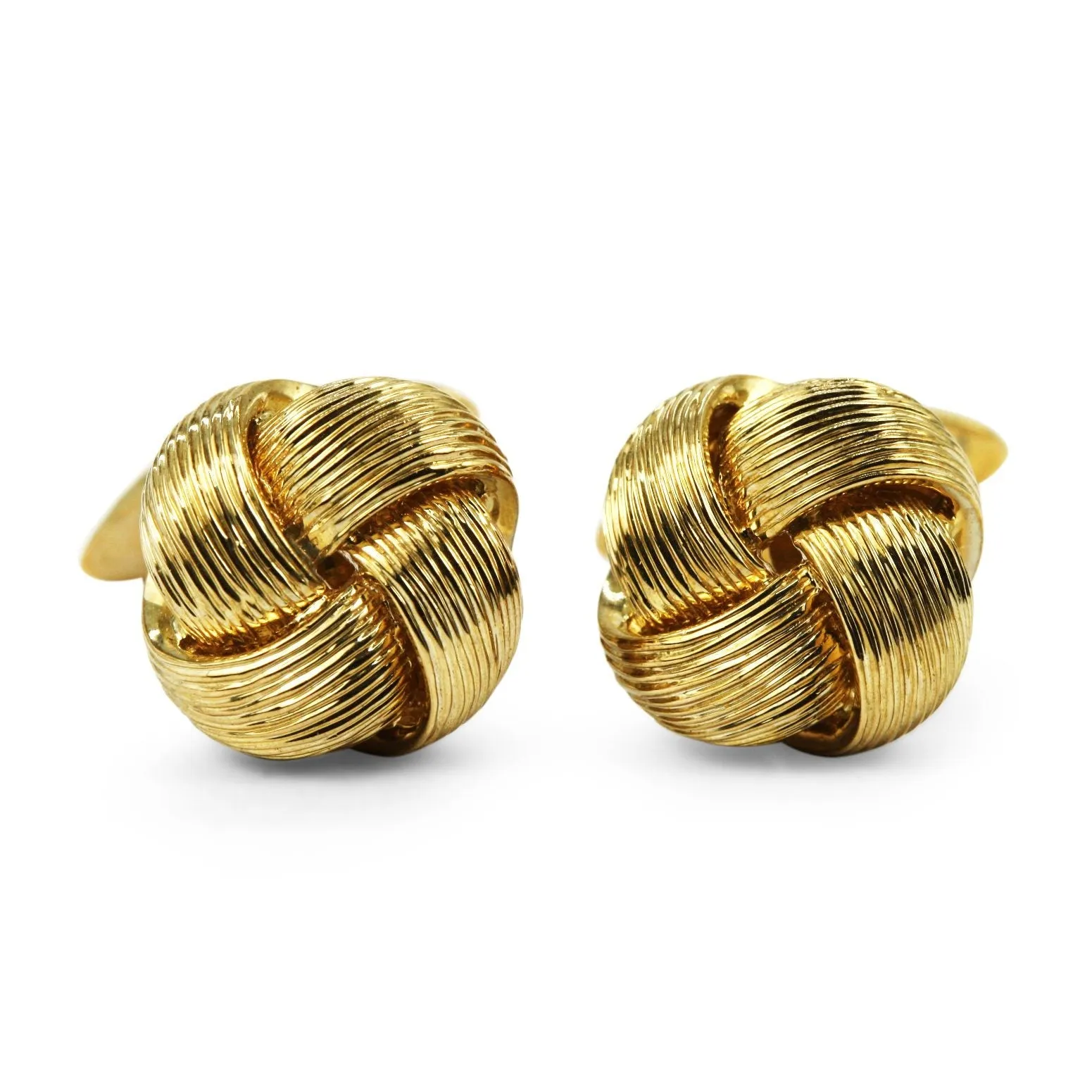 9ct Yellow Gold Knot Cufflinks