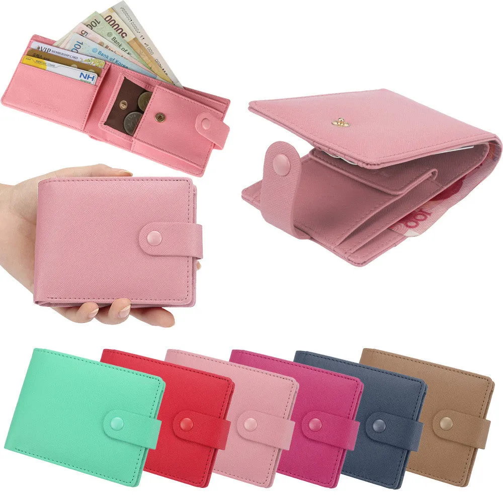 able Lady Women Leather Money Card Holder Wallet Coin Purse Clutch Pockets Purses Walletss