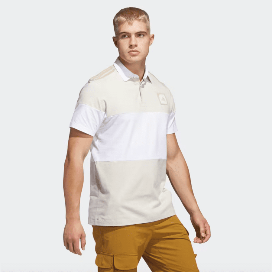 Adicross Block Golf Polo Shirt - Brown