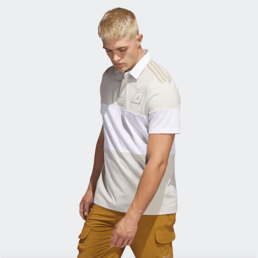 Adicross Block Golf Polo Shirt - Brown