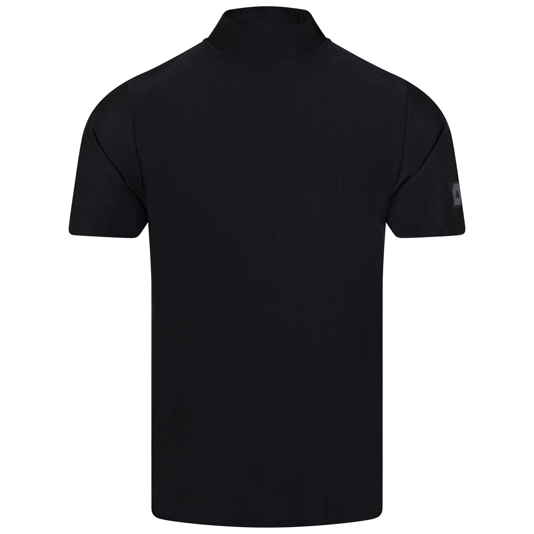 Adicross Mock Neck Polo Black - AW23