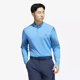 Adidas Statement COLD.RDY Long Sleeve Polo Shirt - Blue