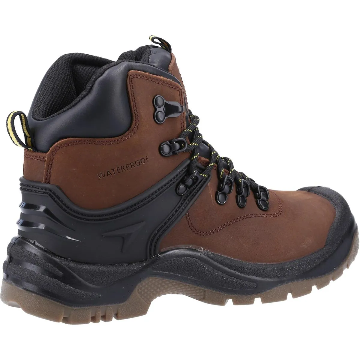 Amblers Safety FS197 Shock Absorbing Waterproof Lace up Safety Boot Brown