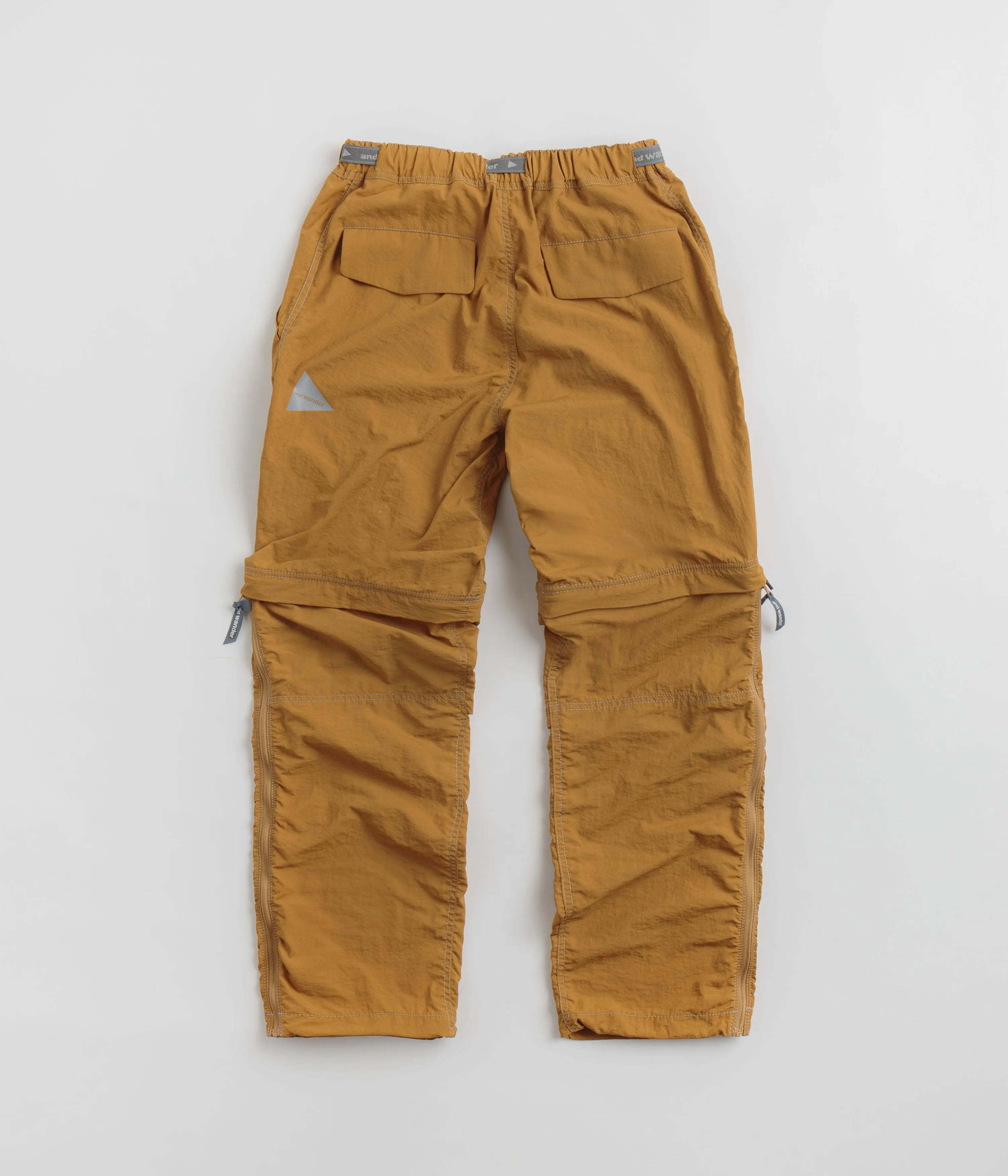 and wander Ny Taffeta Hiker 2Way Pants - Yellow