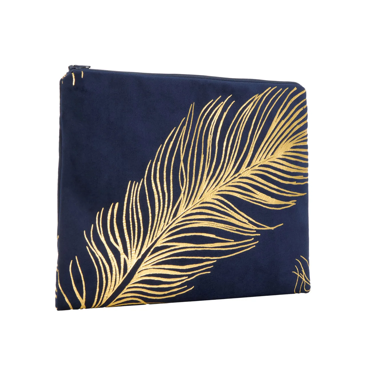 AOIFE MULLANE Printed Clutch - Navy