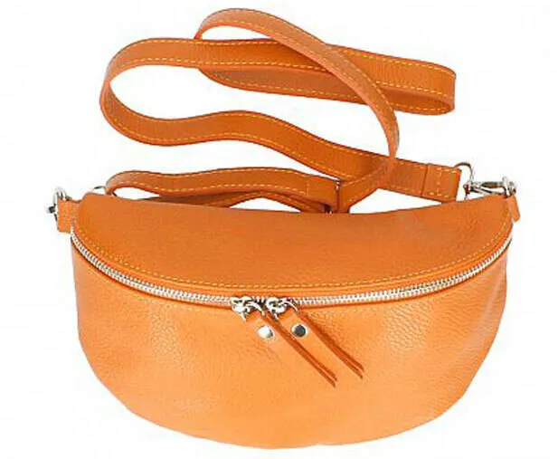 Arancio \jaden\ leather belt bag