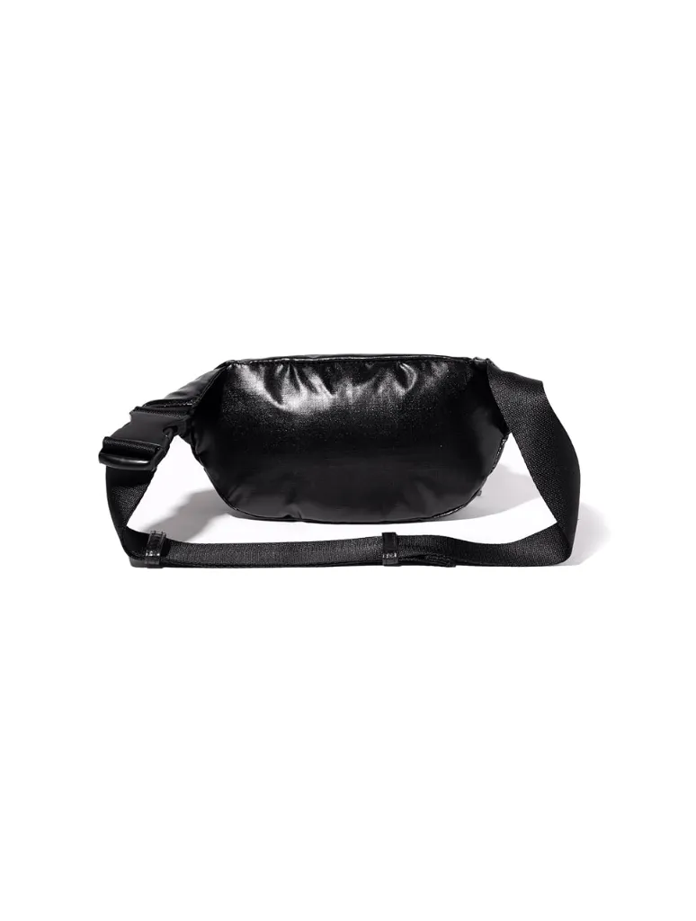 Baggallini On The Go Belt Bag Waist Pack in Black Gloss Ripstop