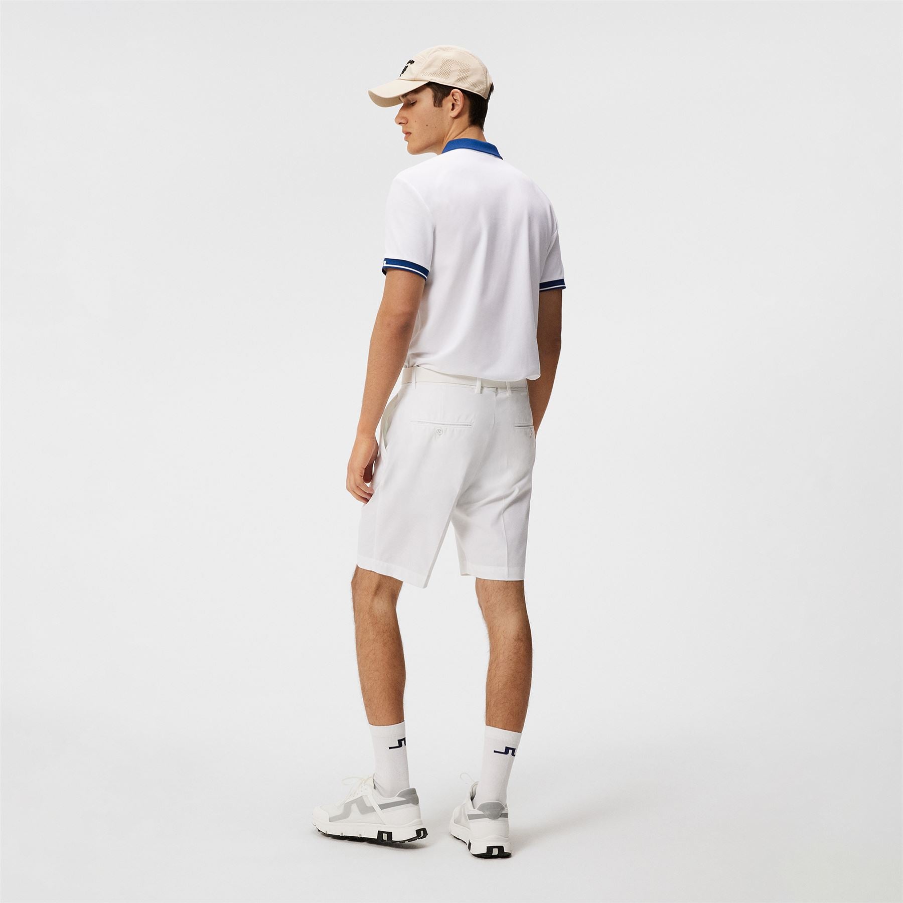 Bay Slim Fit Sport Pique Polo White - SS24