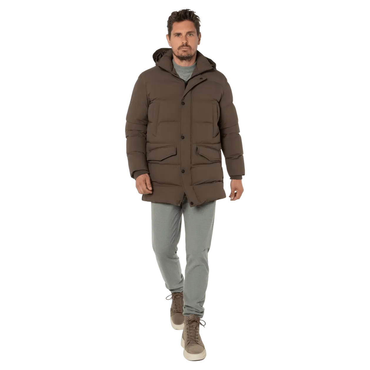 Benvenuto Crane Quilted Coat