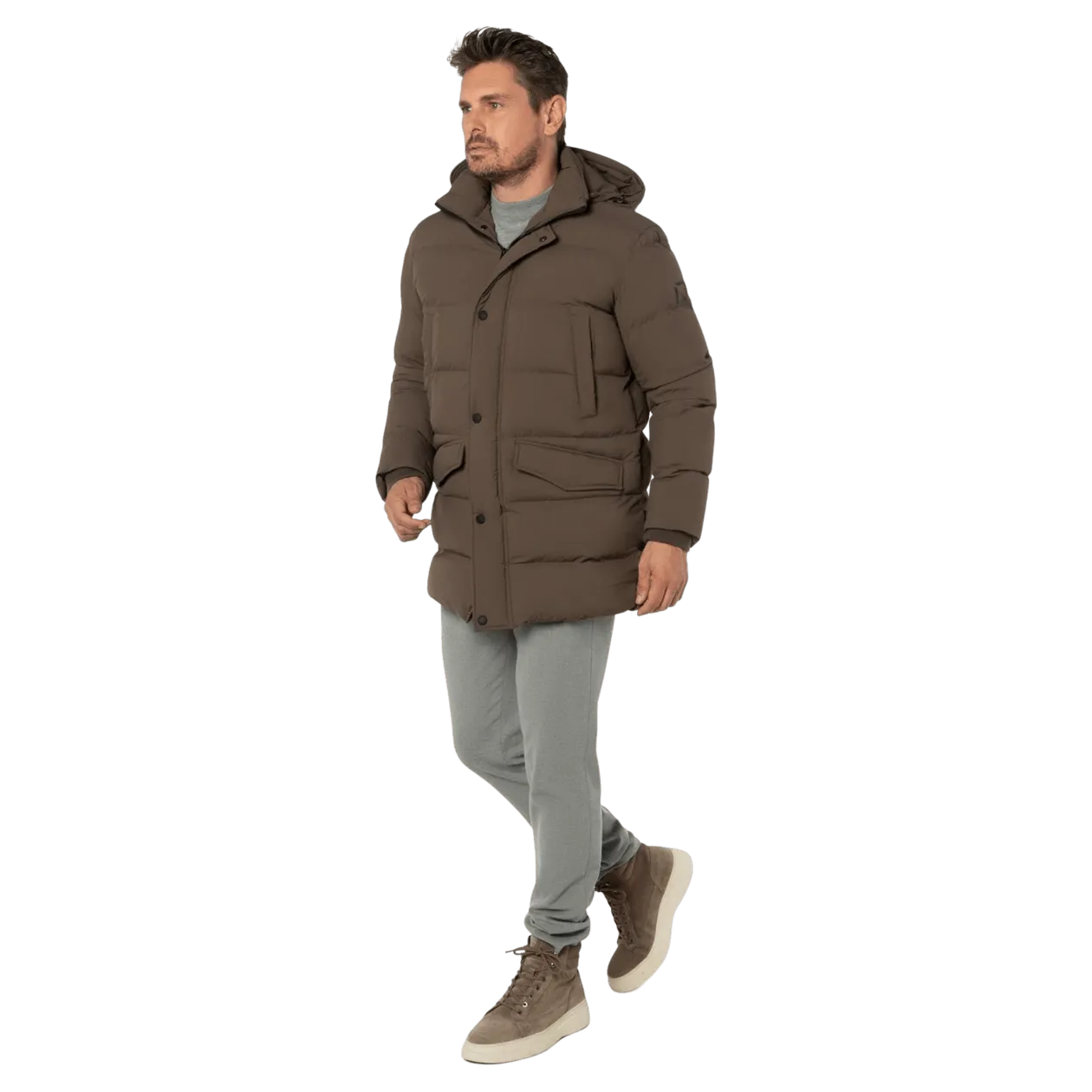 Benvenuto Crane Quilted Coat