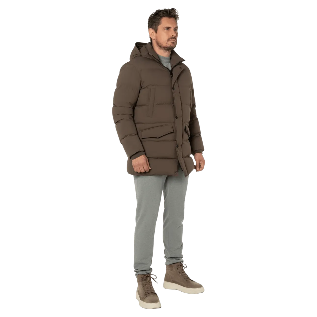 Benvenuto Crane Quilted Coat