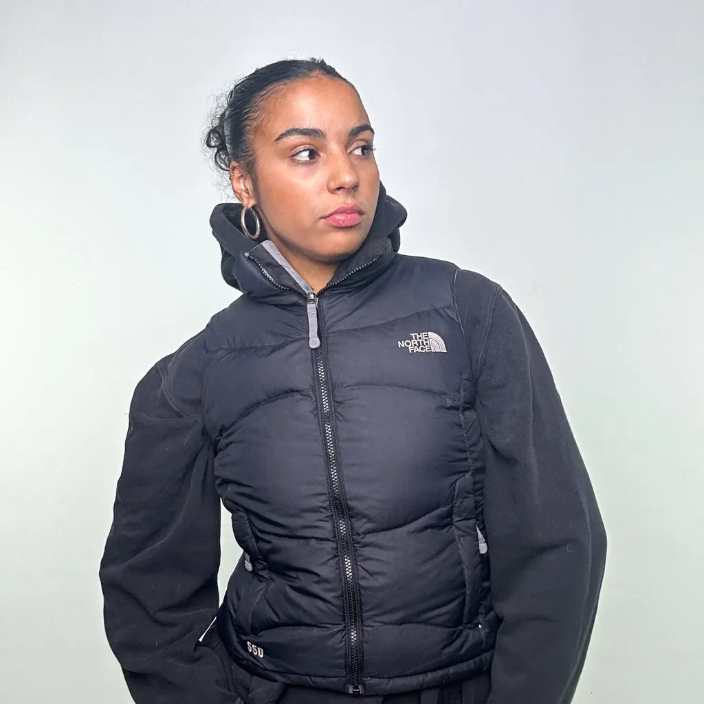 Black 90s The North Face 550 Series Puffer Jacket Coat Gilet (XS)