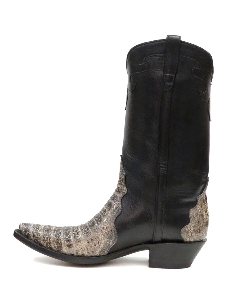 Black Jack 7124-54 Mens Horn Back Caiman Western Triad Boots - D