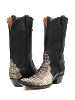 Black Jack 7124-54 Mens Horn Back Caiman Western Triad Boots - D