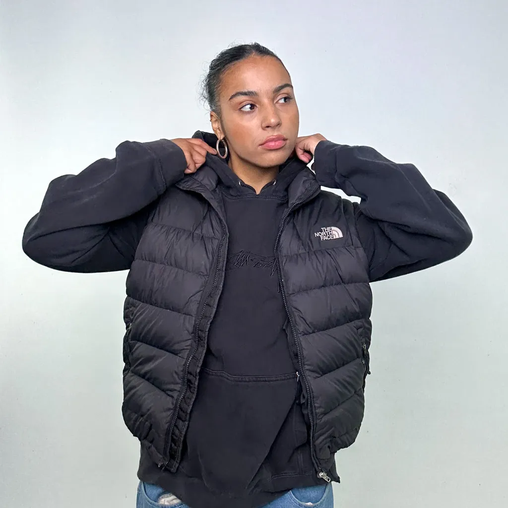 Black y2ks The North Face Puffer Jacket Coat Gilet (S)