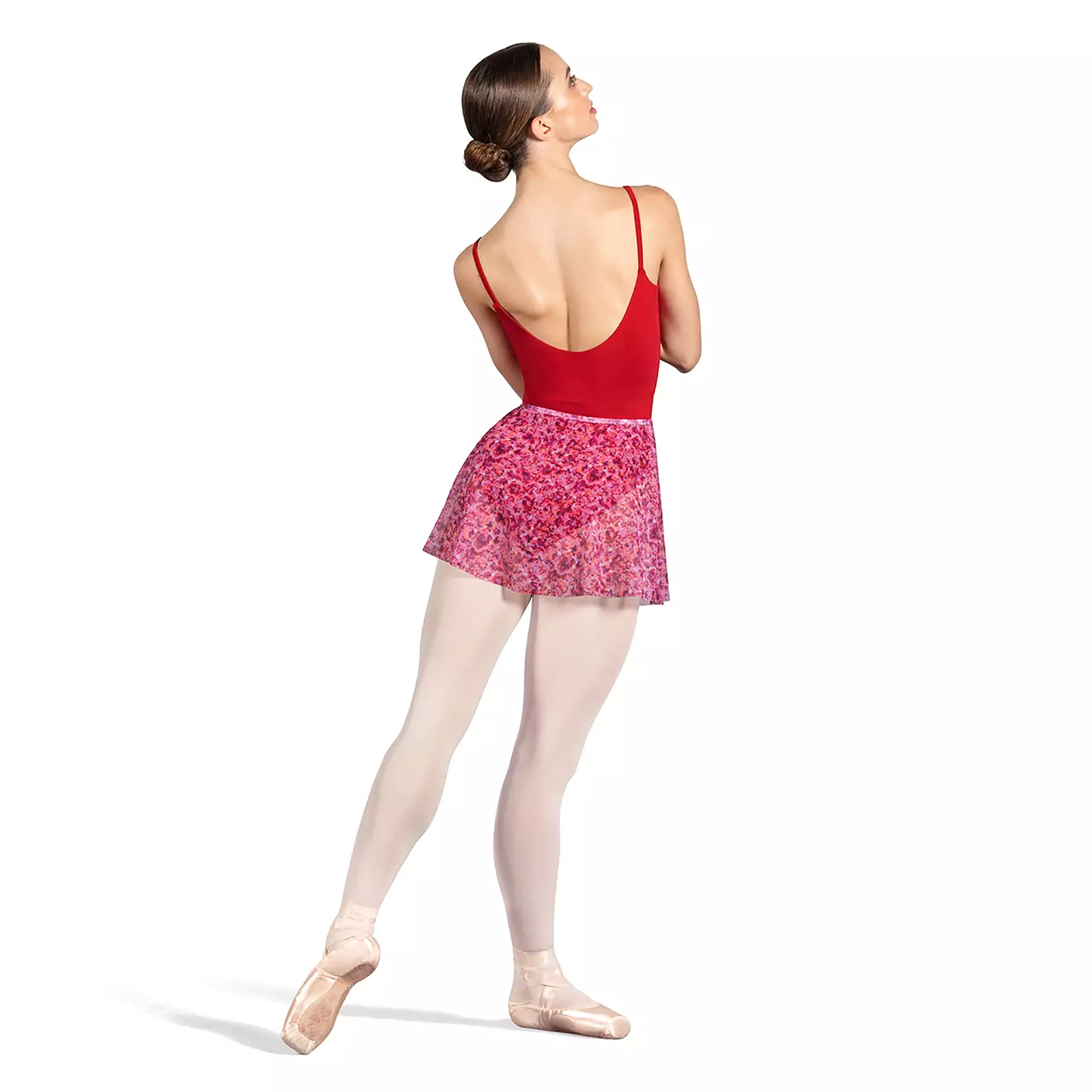 Bloch Adult Pull-On Mesh Floral Skirt