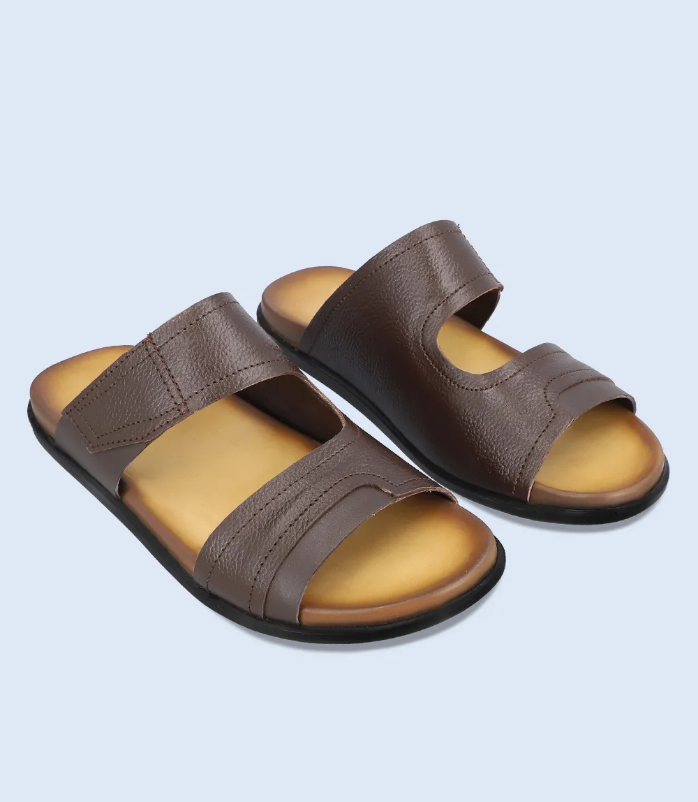 BM5803-BROWN-Men Slipper