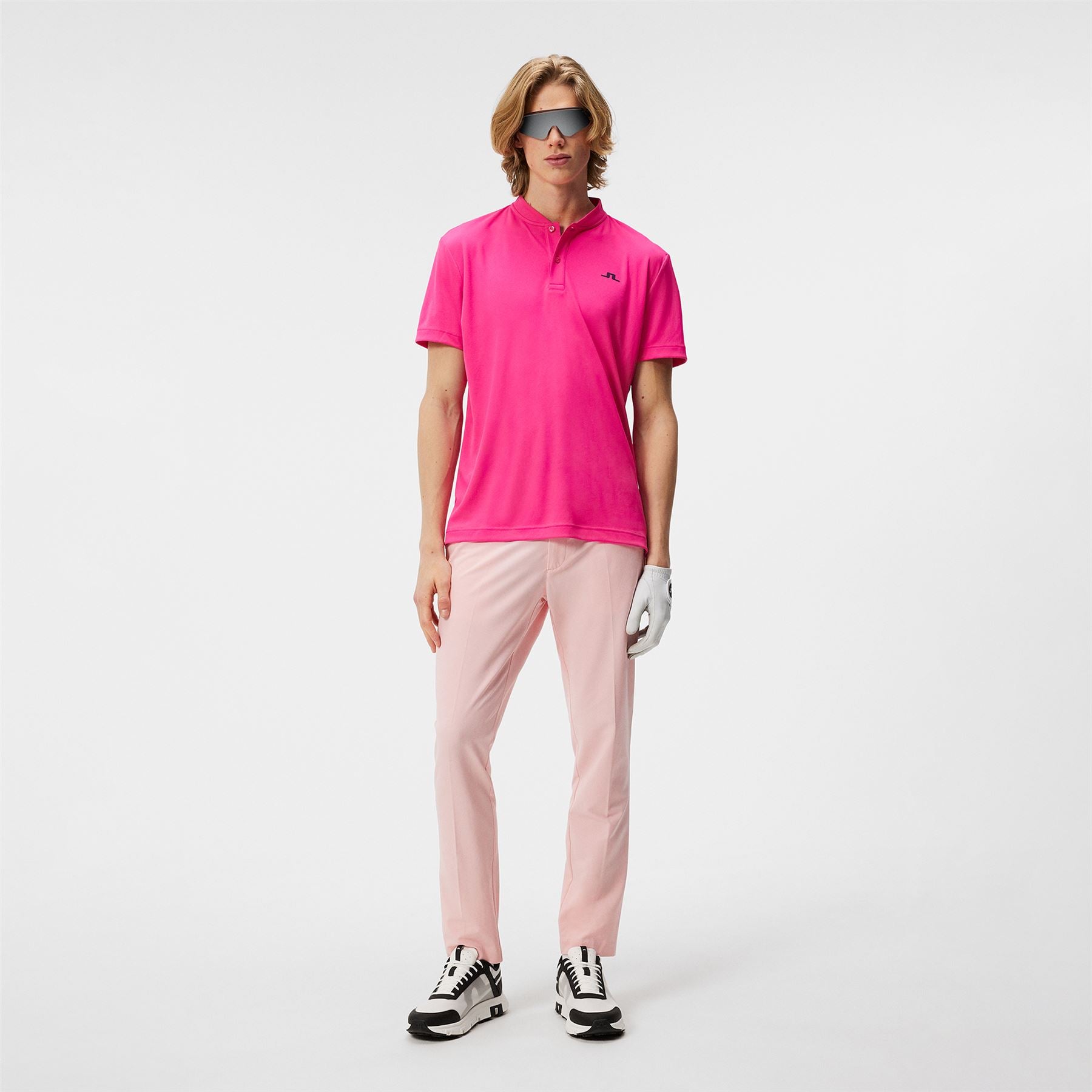 Bode Regular Fit Light Vent Polo Fuchsia Purple - SS24