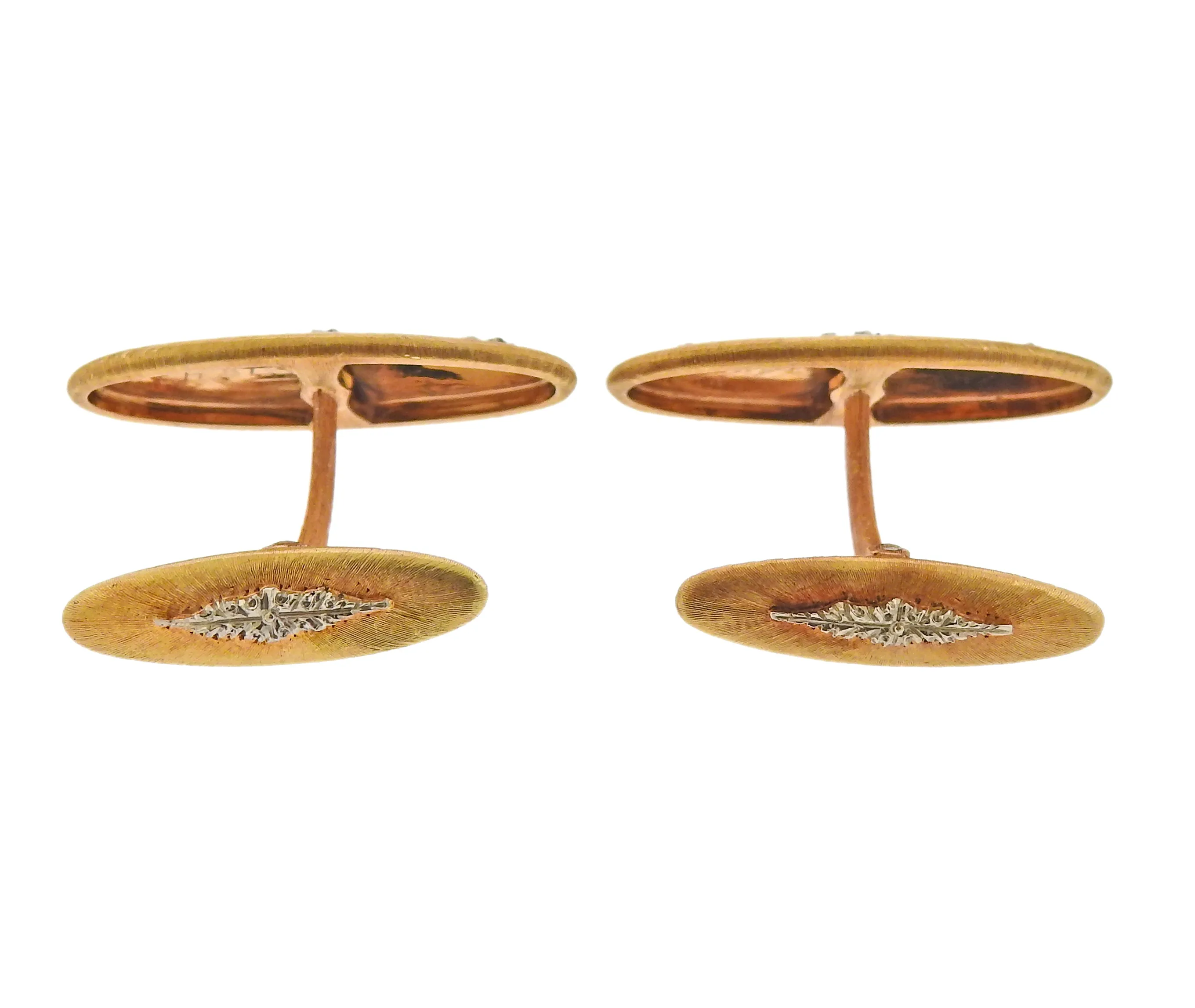 Buccellati Gold Classic Cufflinks