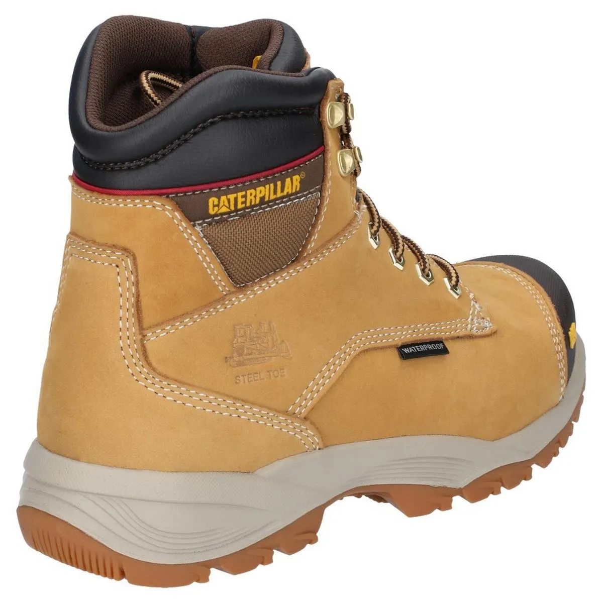 Caterpillar Spiro Lace Up Waterproof Safety Boot Honey Reset