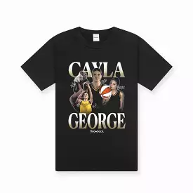 Cayla George IWD Throwback Tribute T-Shirt - Faded Noir