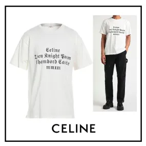 CELINE  |Logo Luxury T-Shirts