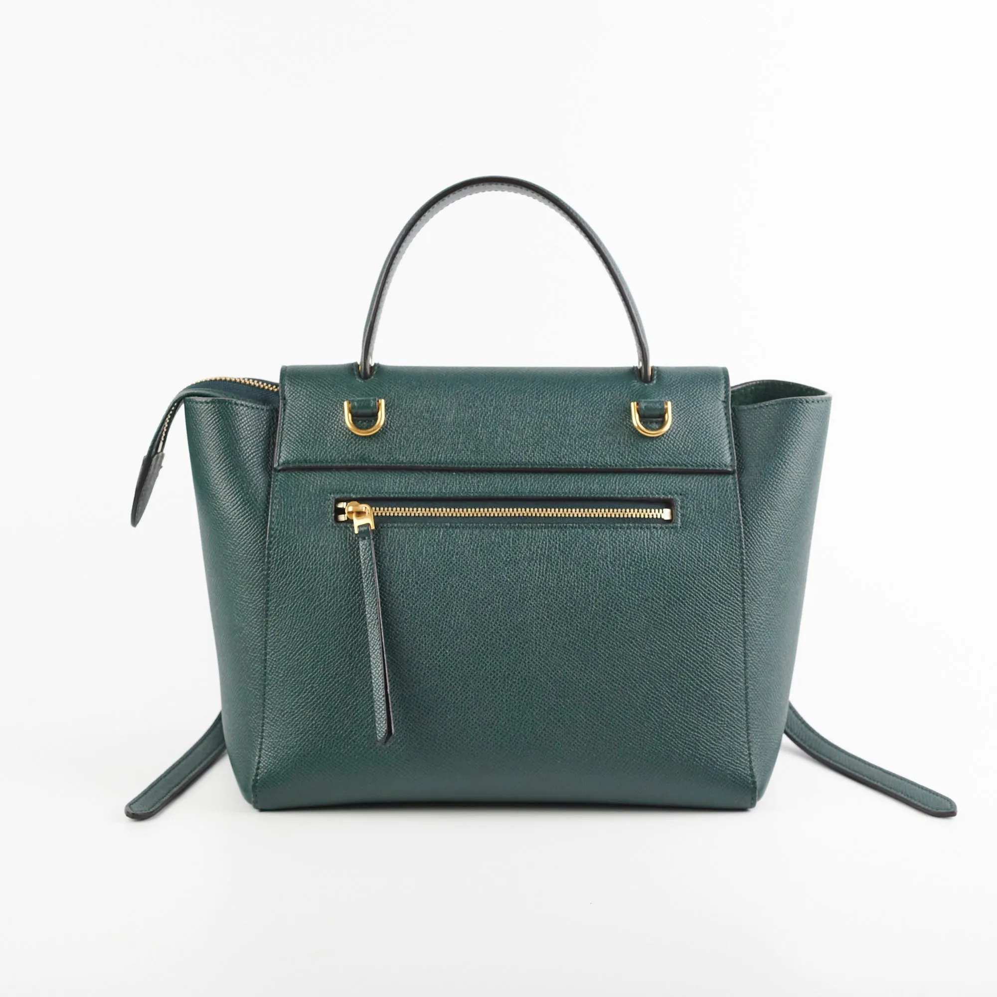 Celine Micro Dark Green Belt Bag