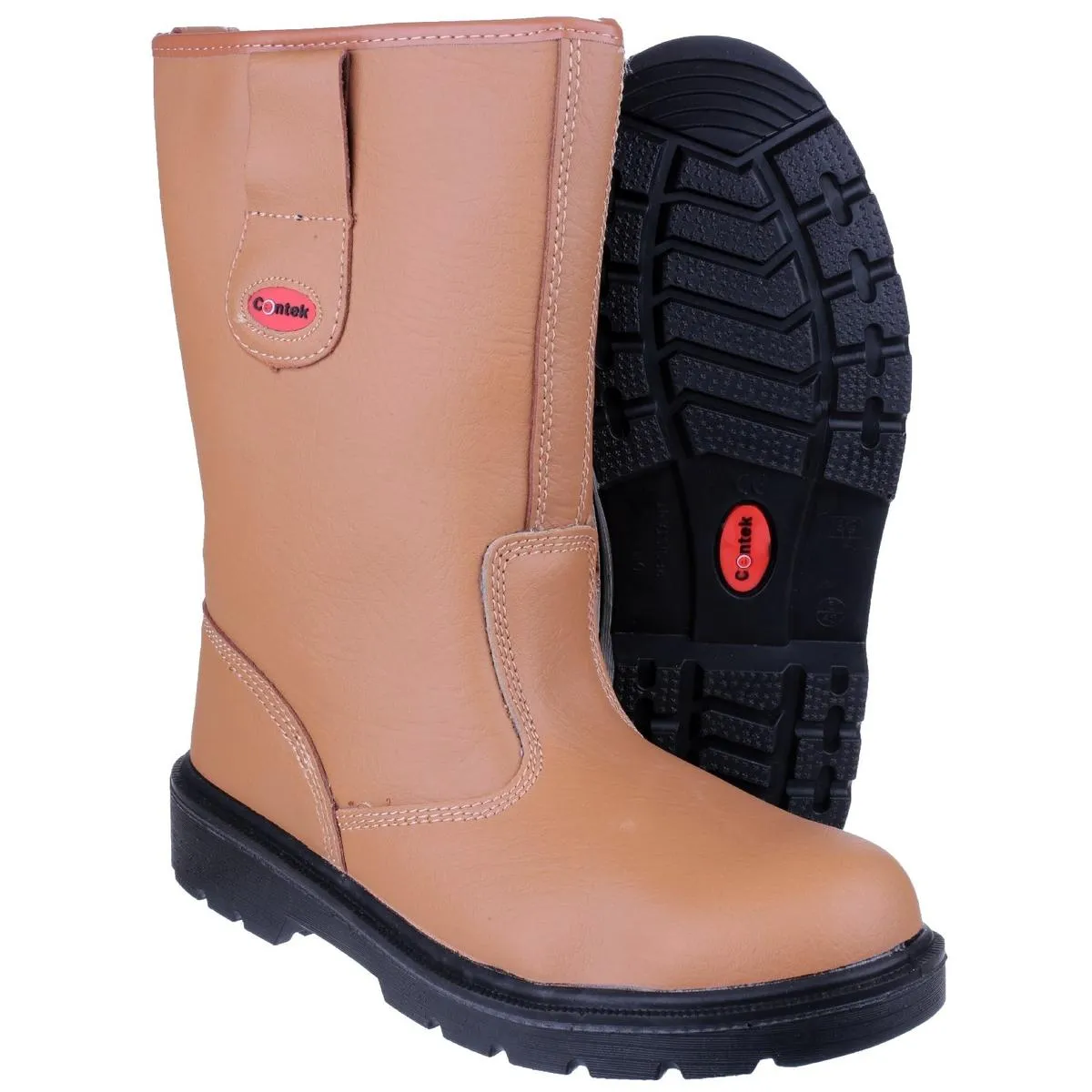 Centek FS334 Safety Rigger Boot Tan