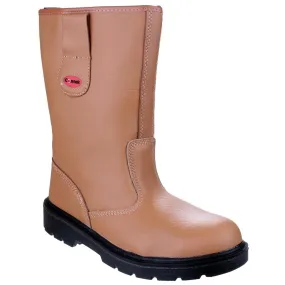 Centek FS334 Safety Rigger Boot Tan