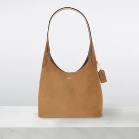 COACH Brooklyn 28 Suede Shoulder Bag - Cedar