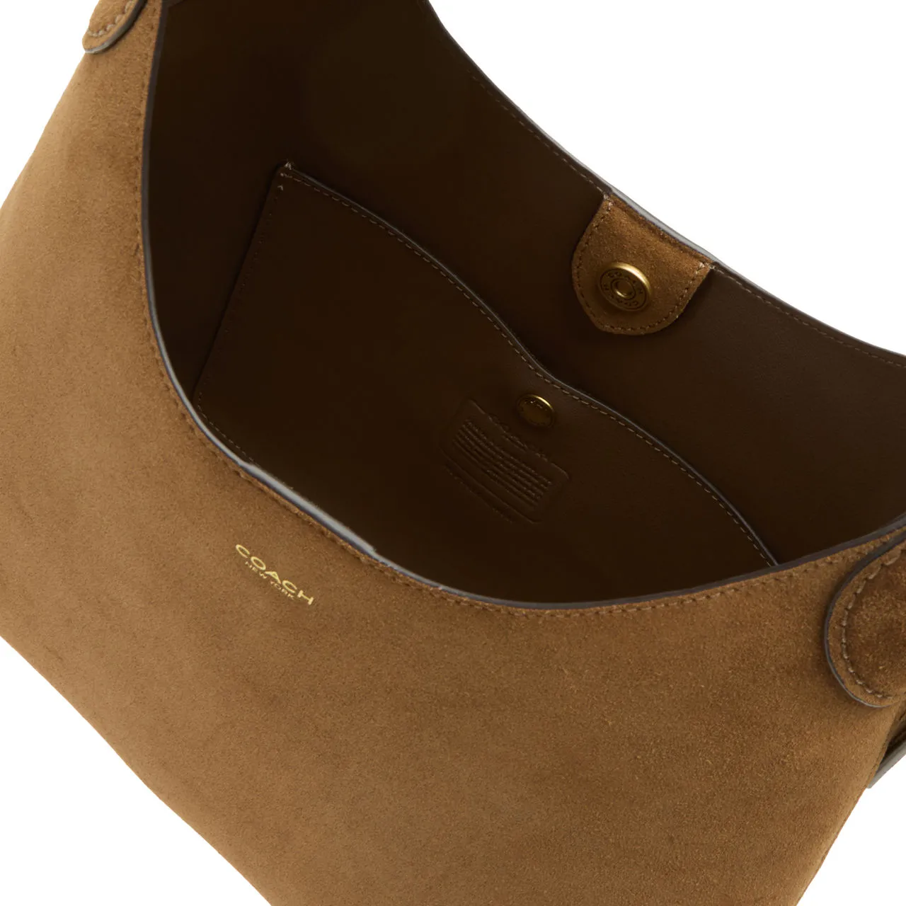 COACH Brooklyn 28 Suede Shoulder Bag - Cedar