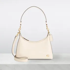 COACH Juliet 25 Leather Shoulder Bag - Chalk