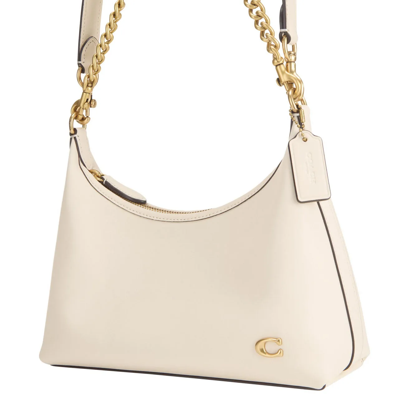 COACH Juliet 25 Leather Shoulder Bag - Chalk