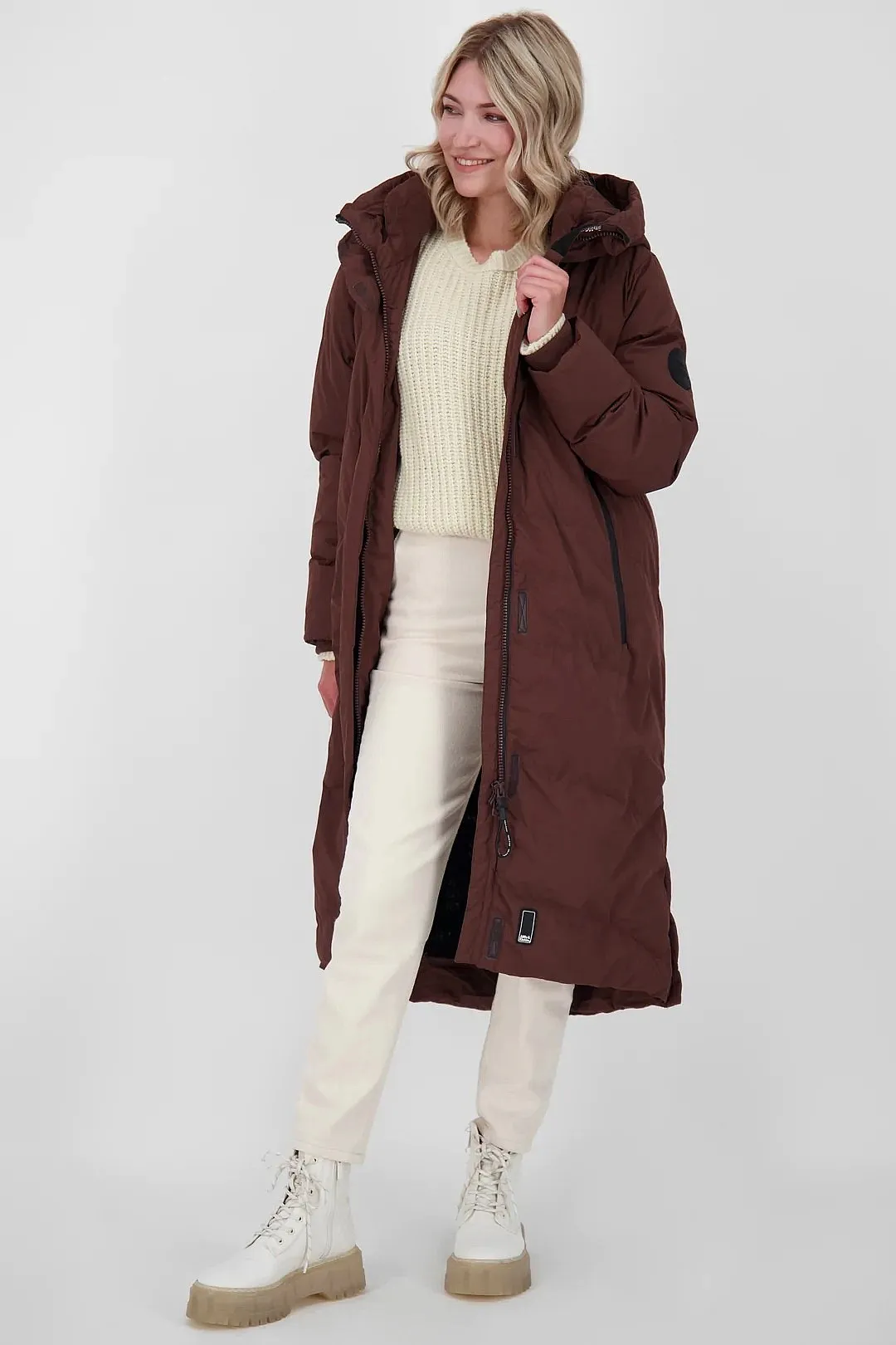 coat ALIFE AND KICKIN Juna A - Puce - women´s