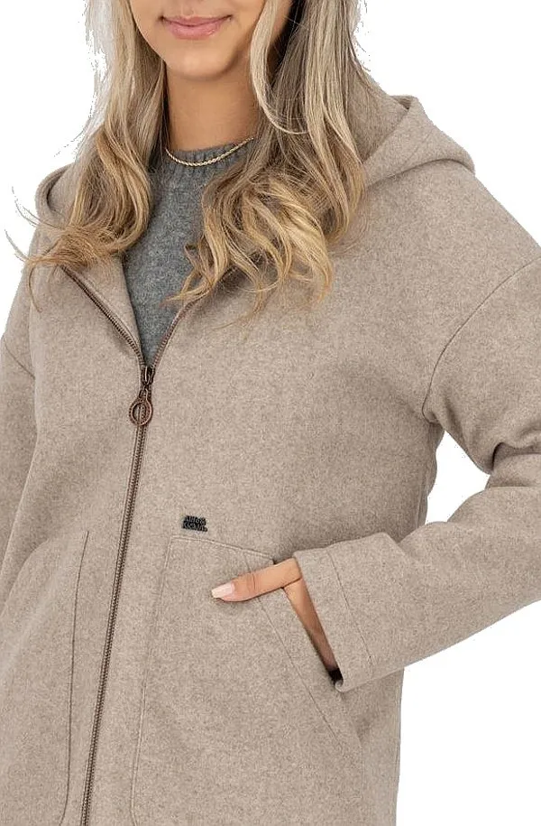 coat ALIFE AND KICKIN Lilithak J - Taupe Melange - women´s