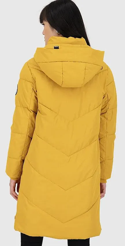 coat ALIFE AND KICKIN Luna - Yellow Mustard - women´s