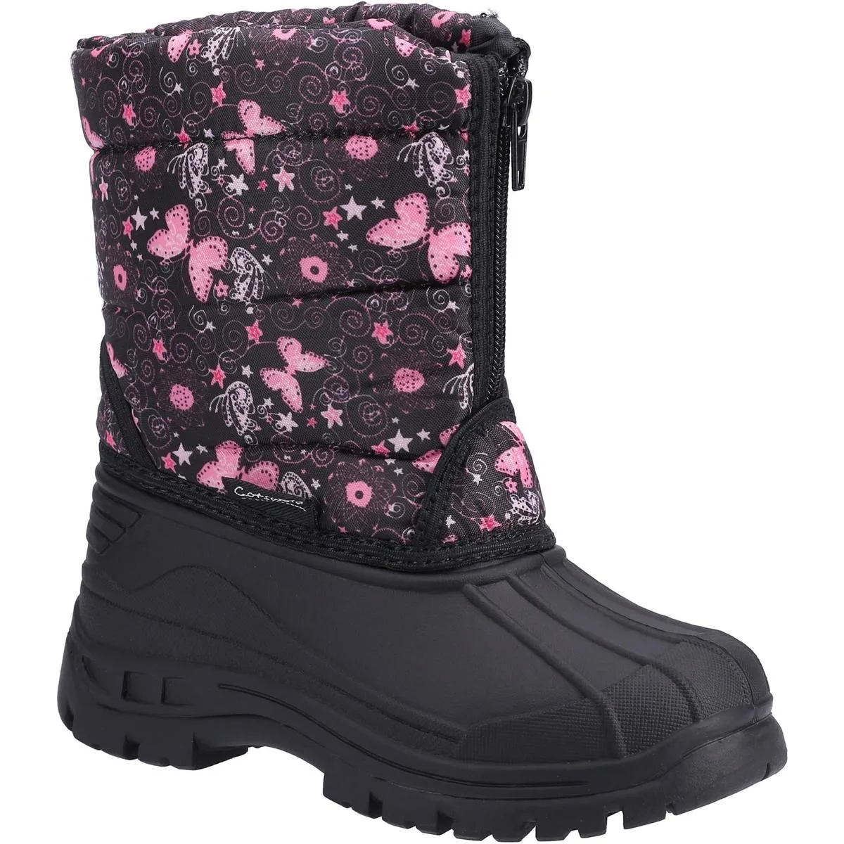 Cotswold Iceberg Zip Snow Boot Butterfly