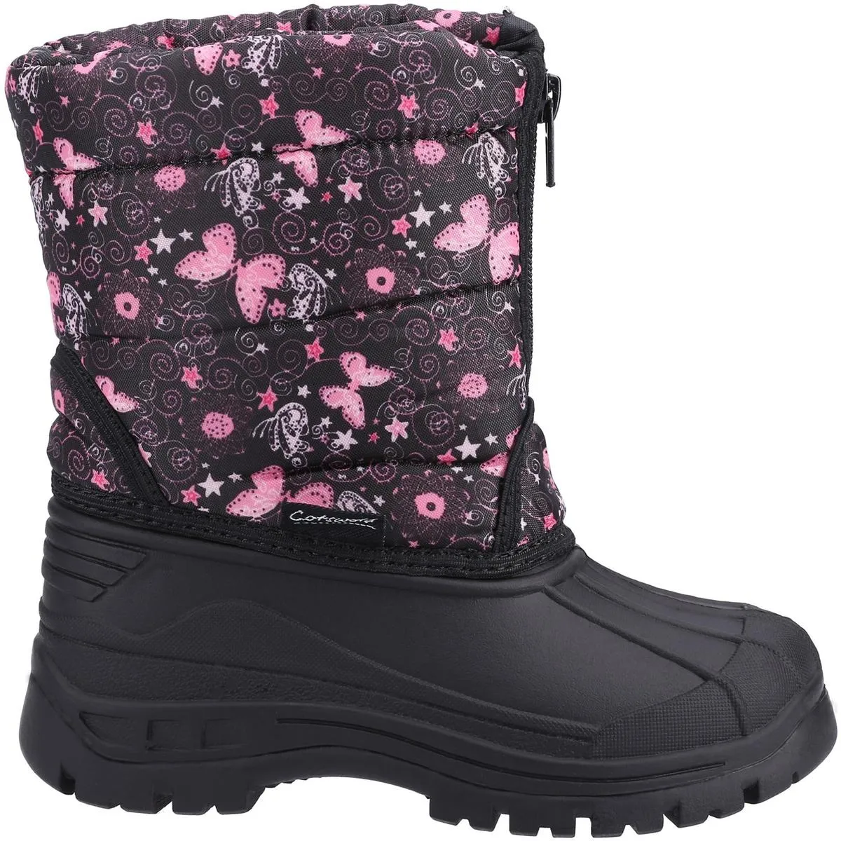 Cotswold Iceberg Zip Snow Boot Butterfly