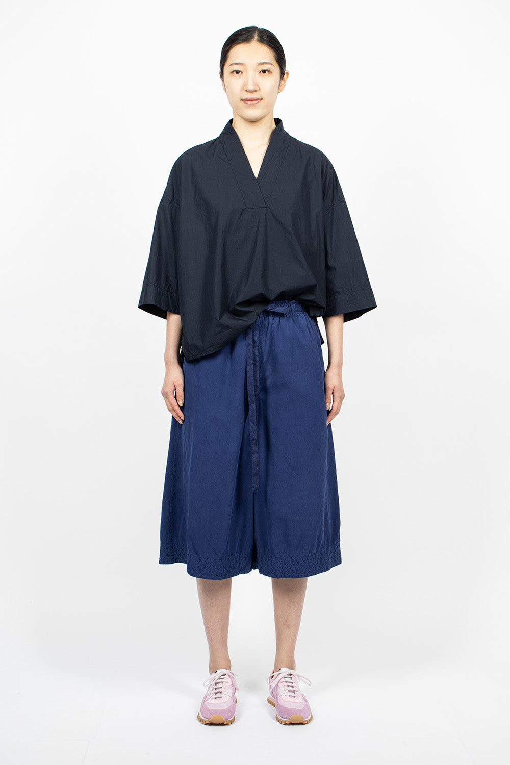 Coulisse Pant Blue Silk