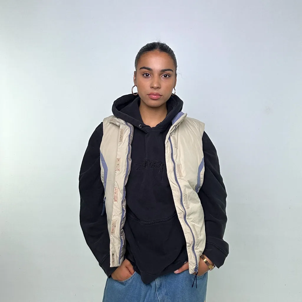 Cream 90s Helly Hansen Puffer Jacket Coat Gilet (S)