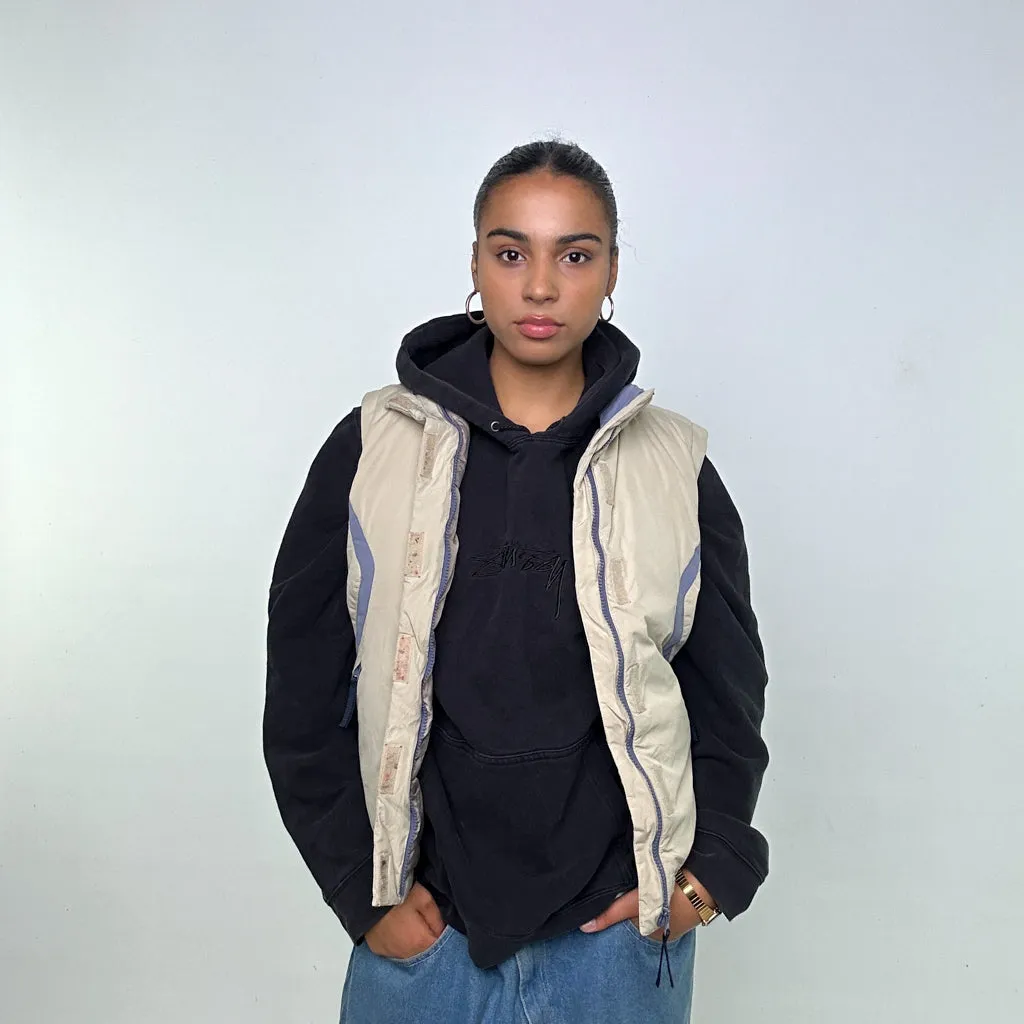 Cream 90s Helly Hansen Puffer Jacket Coat Gilet (S)