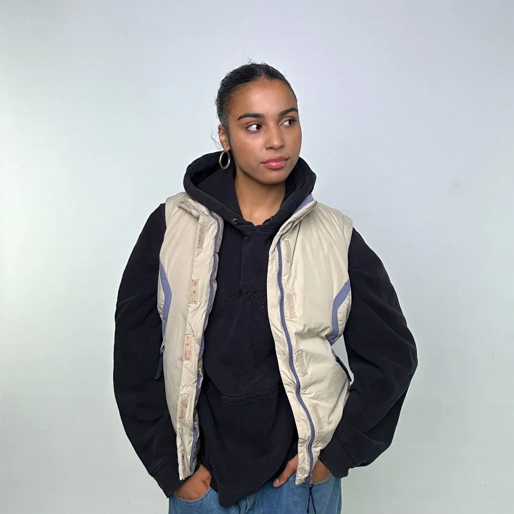 Cream 90s Helly Hansen Puffer Jacket Coat Gilet (S)