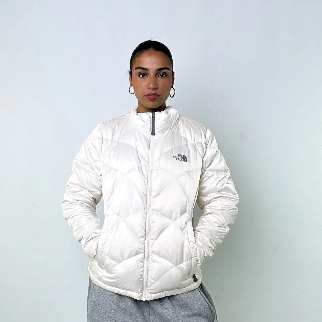 Cream y2ks The North Face 550 Series Puffer Jacket Coat (L)