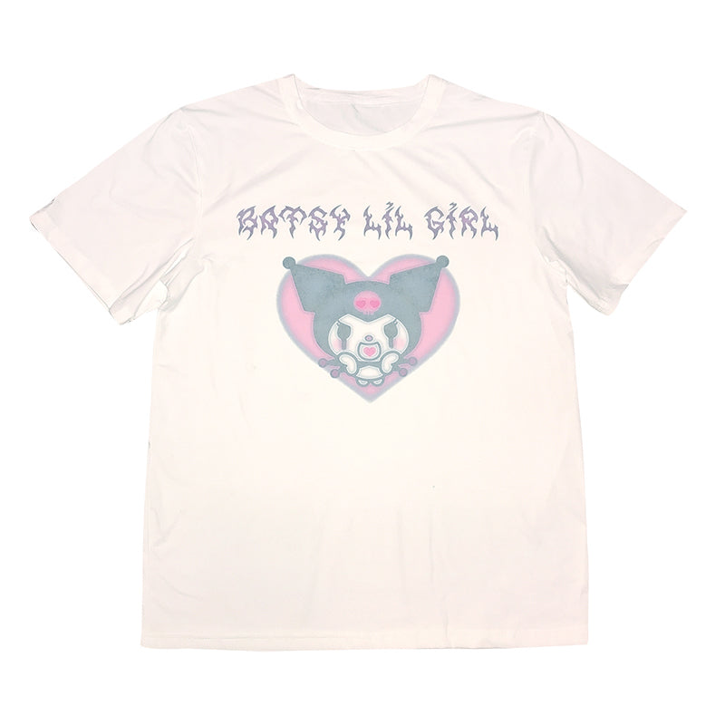 CUTE CARTOON KUROMI OVERSIZE T-SHIRT BY22559