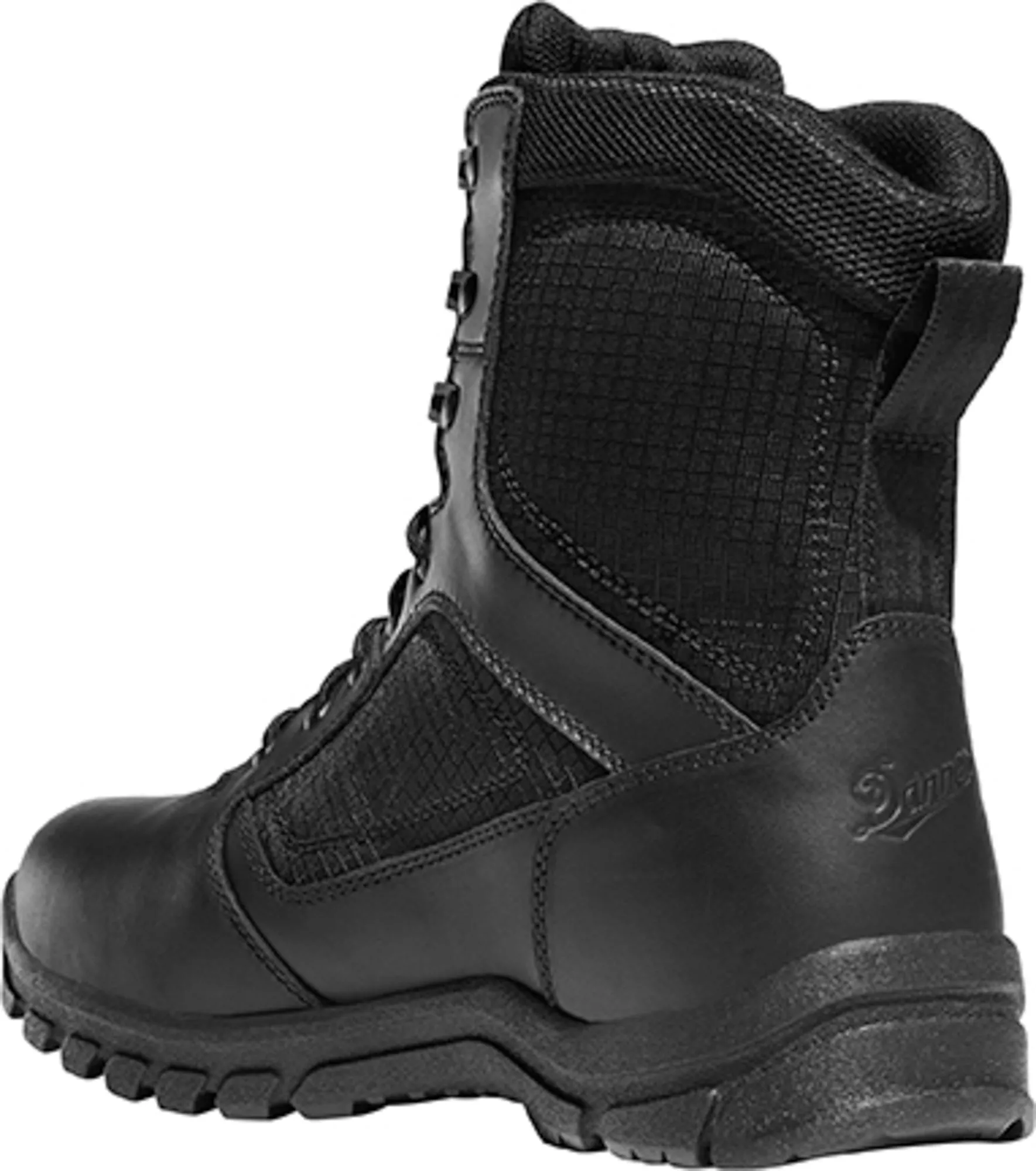 Danner Lookout 800G 8in Mens Black Nylon/Leather WP Uniform Boots